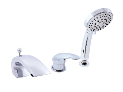 DUNAJ - Vanová baterie 3-otvorová, Chrom D472.0S, RAV Slezák