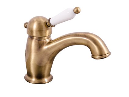 LABE - Umyvadlová baterie bez výpusti, Stará mosaz (Bronz) L526.0SM, RAV Slezák