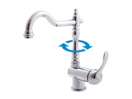 LABE - Umyvadlová/dřezová baterie, Chrom L008.0/8, RAV Slezák