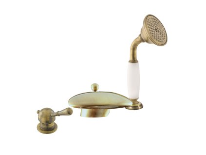 LABE - Vanová baterie 3-otvorová, Stará mosaz (Bronz) L470.0SSM, RAV Slezák