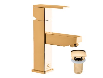 LOIRA - Umyvadlová baterie s výpustí, Zlatá - lesklá LR529.0KZ, RAV Slezák