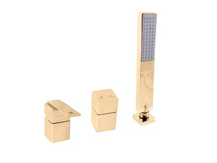 LOIRA - Vanová baterie 4-otvorová, Zlatá - lesklá LR575.0PZ, RAV Slezák