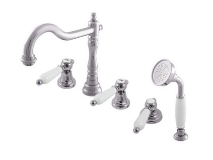 MORAVA RETRO - Vanová baterie 5-otvorová, Chrom MK564.0P, RAV Slezák