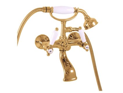 MORAVA RETRO - Vanový set s baterií, Zlatá lesklá MK559.5/2Z, RAV Slezák