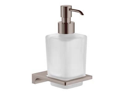 NIL - Koupelnový doplněk Dávkovač tekutého mýdla skleněný, Metal Grey lesklá NLA0303MGL, RAV Slezák