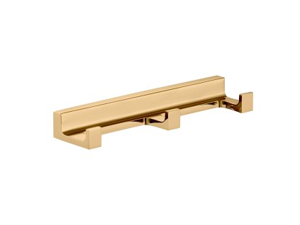 NIL - Koupelnový doplněk Věšáček trojitý, Zlatá - kartáčovaná NLA0105ZK, RAV Slezák