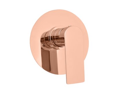 NIL - Sprchová baterie podomítková 1-cestná s tělesem, Zlatá Růžová - lesklá NL183LZRL, RAV Slezák