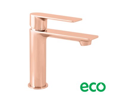 NIL - Umyvadlová baterie bez výpusti, Zlatá Růžová - lesklá NL126.0ZRL, RAV Slezák