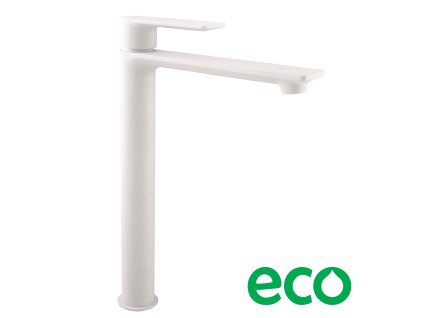 NIL - Umyvadlová vysoká baterie bez výpusti, Bílá - matná NL130.0BMAT, RAV Slezák