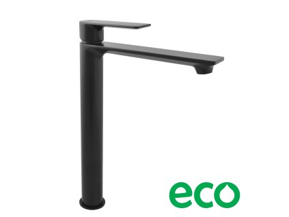 NIL - Umyvadlová vysoká baterie bez výpusti, Černá - matná NL130.0CMAT, RAV Slezák