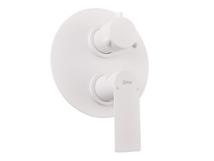 NIL - Vanová/Sprchová baterie podomítková 2-cestná s tělesem, Bílá - matná NL186KBMAT, RAV Slezák