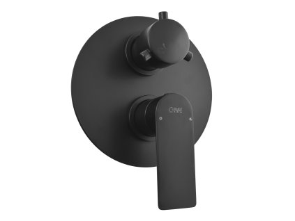 NIL - Vanová/Sprchová baterie podomítková 2-cestná s tělesem, Černá - matná NL186KCMAT, RAV Slezák