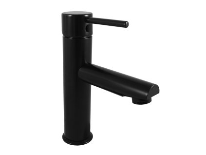 SEINA - Umyvadlová baterie bez výpusti, Černá - matná SE928.0CMAT, RAV Slezák