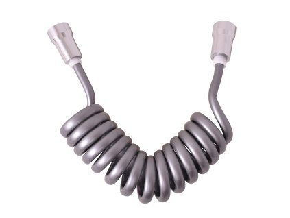 Sprchová spirálová hadice z odolného plastu šedá 150 cm, Šedá PH1510, RAV Slezák