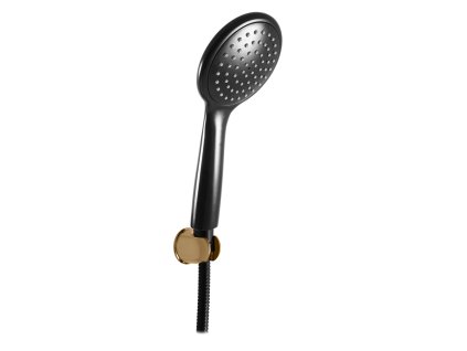 Sprchový komplet, Černá matná/Zlatá SK0145CMATZ, RAV Slezák