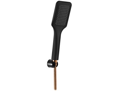 Sprchový komplet, Černá matná/Zlatá SK0146-1CMATZ, RAV Slezák
