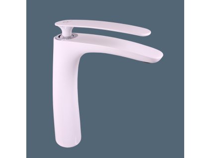 TIGRIS - Umyvadlová vysoká baterie bez výpusti, Bílá/Chrom TG130.0BC, RAV Slezák