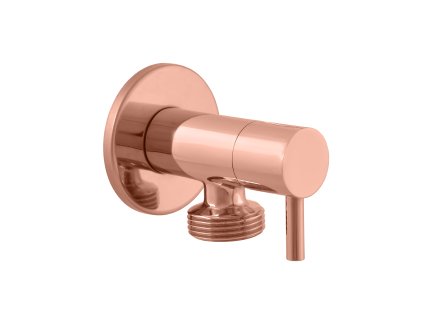 Ventil rohový pračkový 1/2"x 3/4", Zlatá Růžová - lesklá RV0234ZRL, RAV Slezák