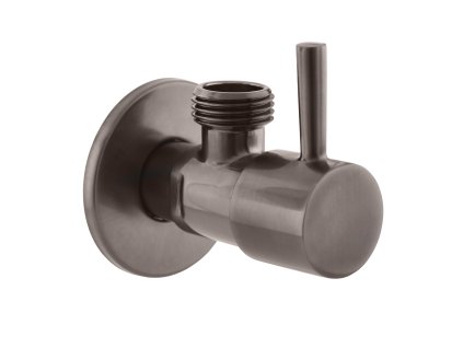 Ventil rohový s keramickým vrškem 1/2"x 3/8", Metal Grey - kartáčovaná RV0238MGK, RAV Slezák