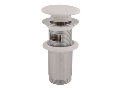 Výpusť umyvadlová CLICK-CLACK 5/4 s keramickou zátkou, Chrom MD0485, RAV Slezák