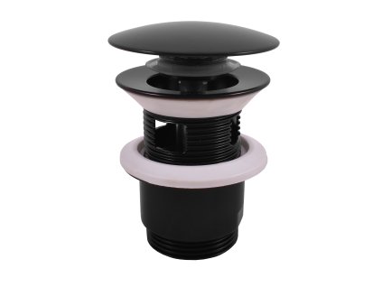 Výpusť umyvadlová CLICK-CLACK 5/4", Černá - matná MD0784CMAT, RAV Slezák