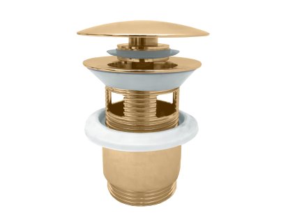Výpusť umyvadlová CLICK-CLACK 5/4", Zlatá - lesklá MD0784Z, RAV Slezák