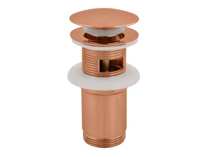 Výpusť umyvadlová CLICK-CLACK 5/4", Zlatá Růžová - kartáčovaná MD0484ZRK, RAV Slezák