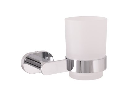 YUKON - Koupelnový doplněk Držák kartáčků skleněný, Chrom YUA0201, RAV Slezák