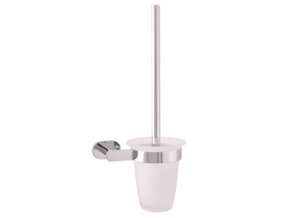 YUKON - Koupelnový doplněk WC štětka, držák misky černý, Chrom YUA0500, RAV Slezák