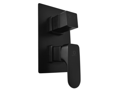 YUKON - Vanová/Sprchová baterie podomítková 2-cestná s tělesem, Černá - matná YU186KCMAT, RAV Slezák