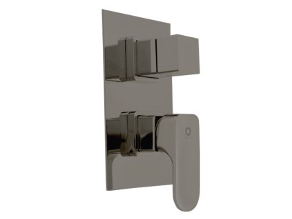 YUKON - Vanová/Sprchová baterie podomítková 2-cestná s tělesem, Metal Grey - kartáčovaná YU186KMGK, RAV Slezák