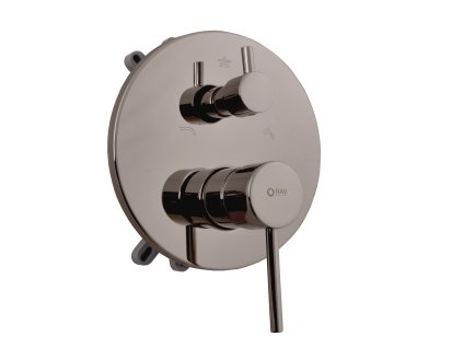 SEINA - Vanová/Sprchová baterie podomítková 2-cestná s tělesem a s boxem, Metal grey - lesklá SE985BOXMGL, RAV Slezák