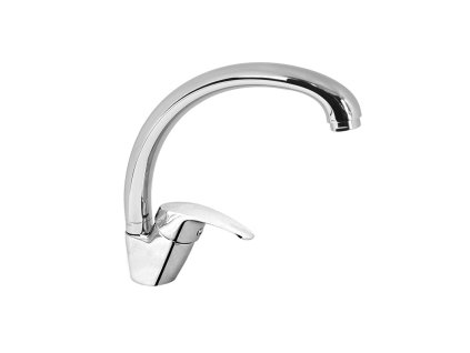 Dřezová stojánková baterie, Sonáta, s ramínkem nad pákou, výška 225 mm, chrom (Varianta Dřezová stojánková baterie, Sonáta, s ramínkem nad pákou, výška 245 mm, chrom, Hmotnost 1.265)