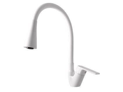 COLORADO - Dřezová baterie s flexibilním ramínkem, Bílá - lesklá CO106.0/13B, RAV Slezák