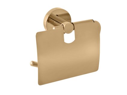 COLORADO - Koupelnový doplněk Držák toaletního papíru s krytem, Zlatá - lesklá COA0400Z, RAV Slezák