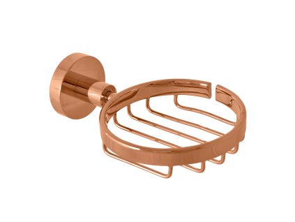 COLORADO - Koupelnový doplněk Mýdlenka drátěná, Zlatá Růžová - kartáčovaná COA0301ZRK, RAV Slezák