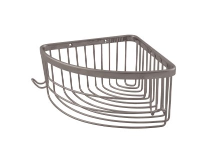COLORADO - Koupelnový doplněk Polička drátěná rohová, Metal Grey - kartáčovaná COA0801MGK, RAV Slezák