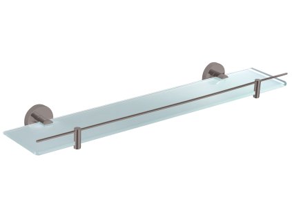 COLORADO - Koupelnový doplněk Polička skleněná 600 mm, Metal Grey - kartáčovaná COA0900/60MGK, RAV Slezák