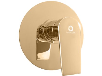 COLORADO - Sprchová baterie podomítková 1-cestná s tělesem, Zlatá - lesklá CO183LZ, RAV Slezák