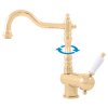 LABE - Umyvadlová/dřezová baterie bez výpusti, Zlatá - lesklá L508.0/8Z, RAV Slezák