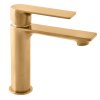 NIL - Umyvadlová baterie bez výpusti, Zlatá - kartáčovaná NL126.0ZK, RAV Slezák