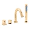 SEINA - Vanová baterie 4-otvorová, Zlatá - lesklá SE962.0PZ, RAV Slezák