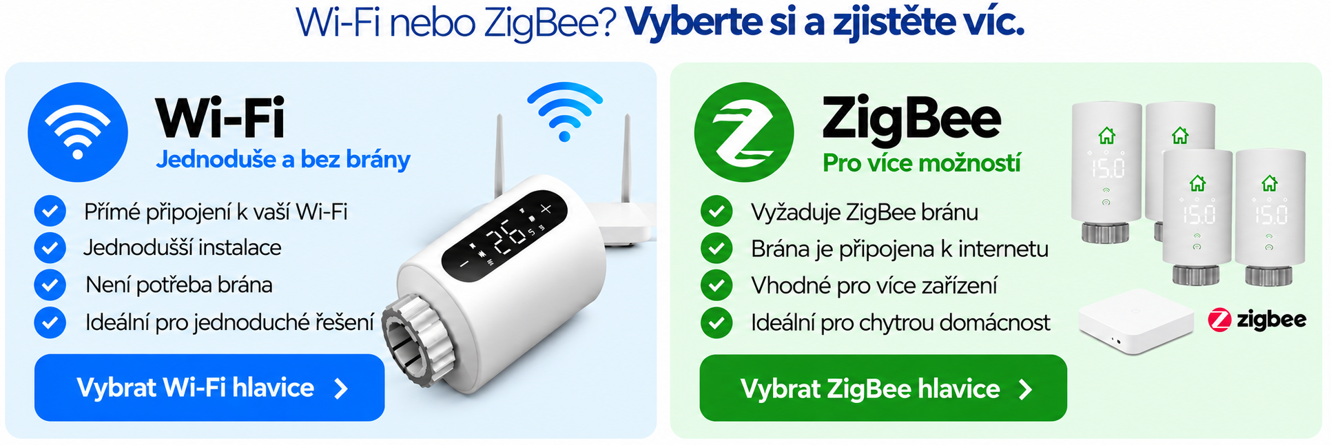Wi-Fi nebo ZigBee – vyberte řešení pro svou domácnost