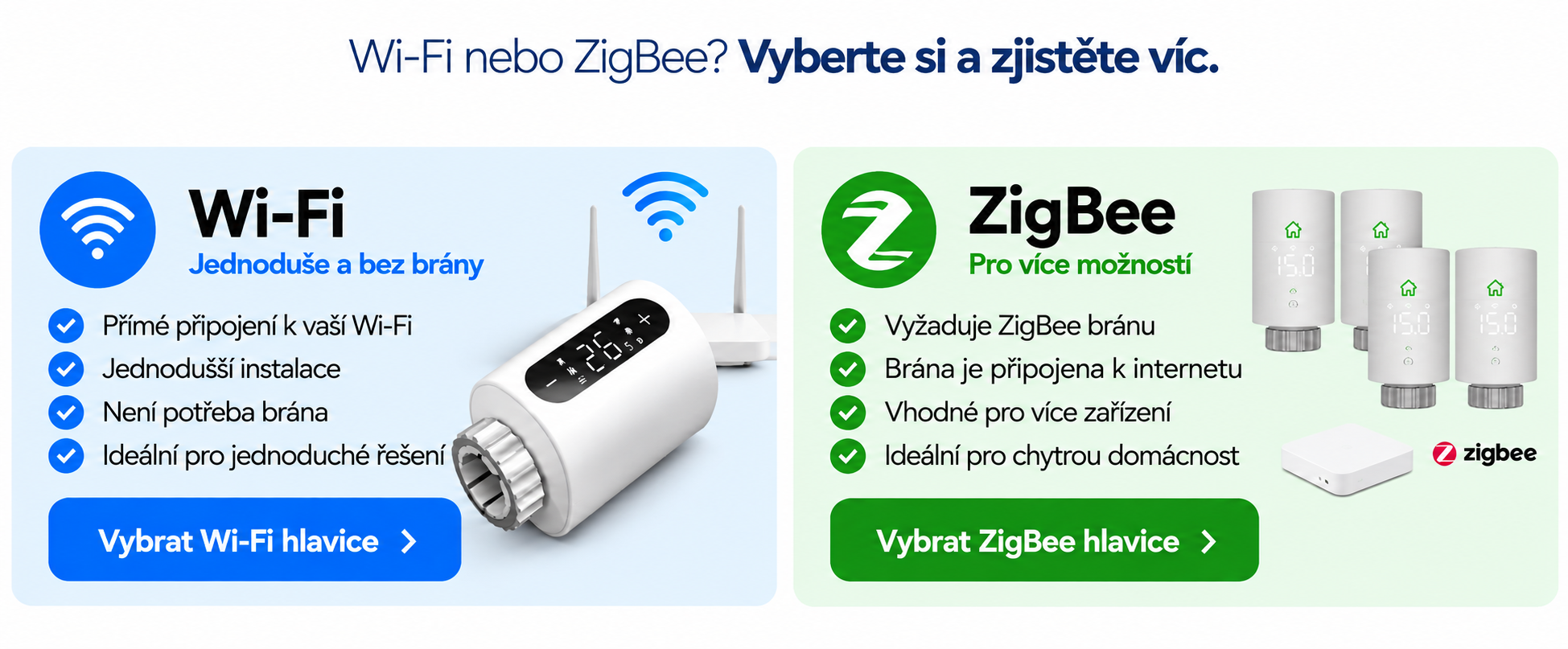 Wi-Fi nebo ZigBee – vyberte řešení pro svou domácnost