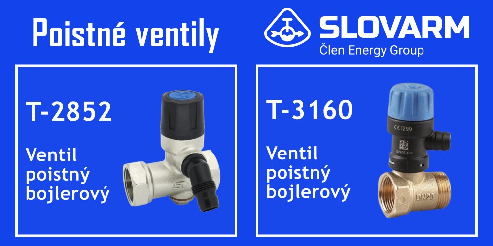 Slovarm poistné ventily