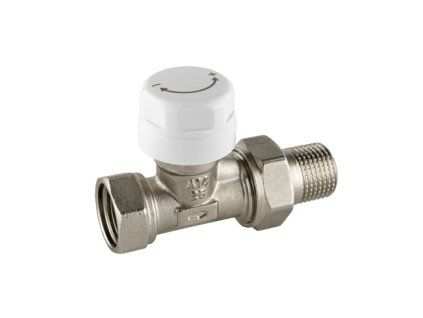 Thermostatic radiator valve straight