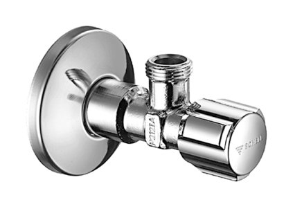 Schell COMFORT Rohový regulačný ventil, chróm