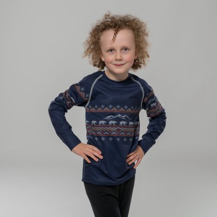 Dětské tričko SMALL BEAR modré