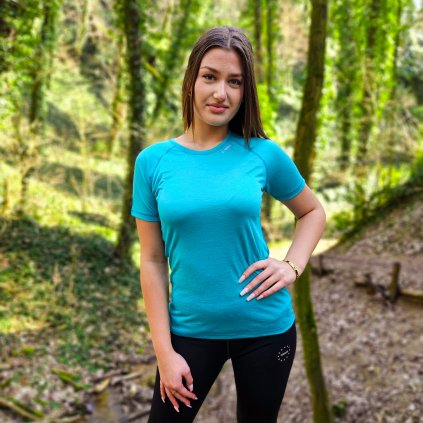 Dámské tričko AURÉLIE tyrkysová