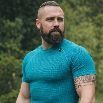 Pánské tričko MODAL KRR smaragdové